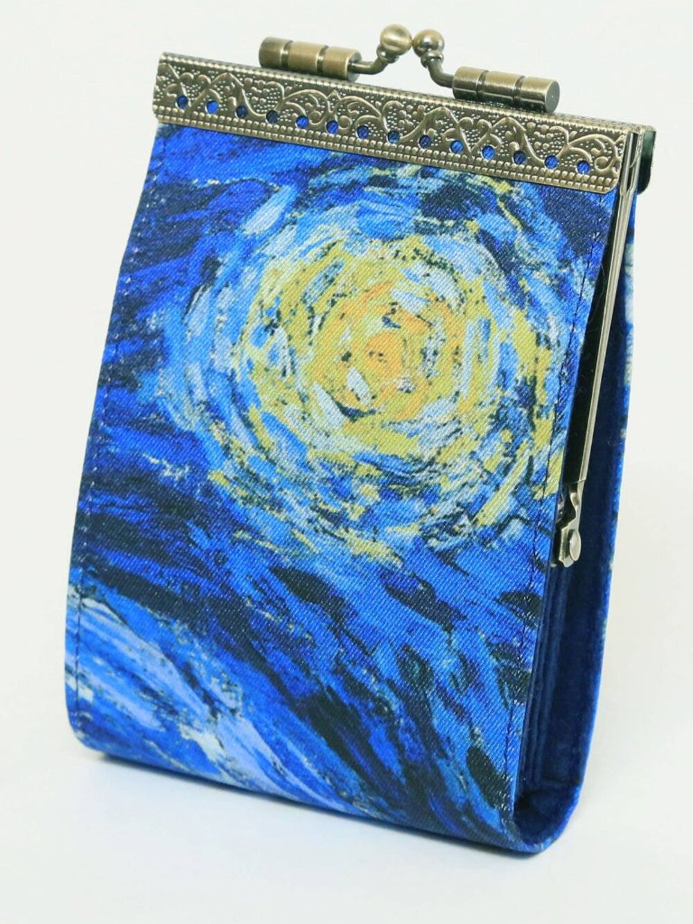Van Gogh Inspired Print RFID Card Holder | The Starry Night